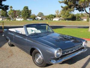 1964 Dodge Dart GT Convertible Classic Car Rental in Los Angeles. 1965 Dodge Dart GT Convertible Rental for Commercial Studio Shoots in LA